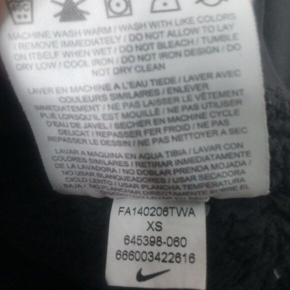 Vintage Nike Swoosh Logo Embroidered Pullover Hoodie Sweatshirt - Picture 6 of 8